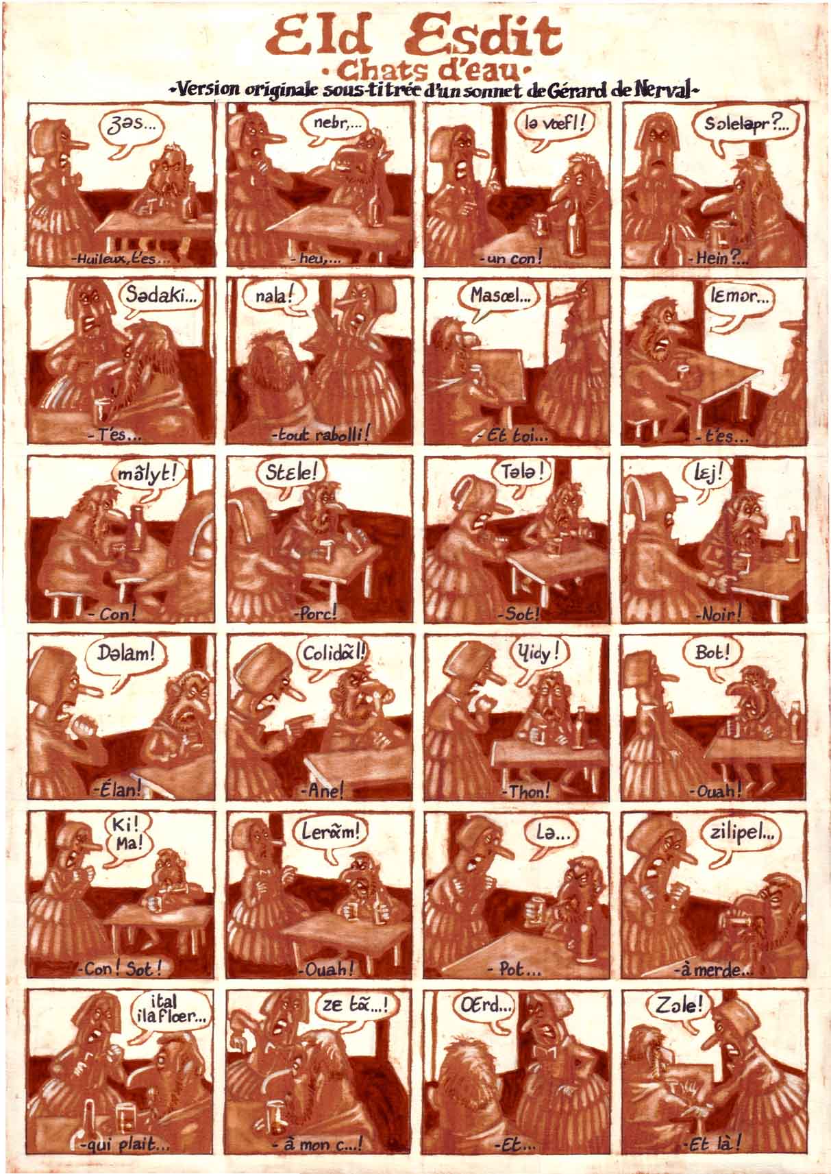 première planche de bande dessinée